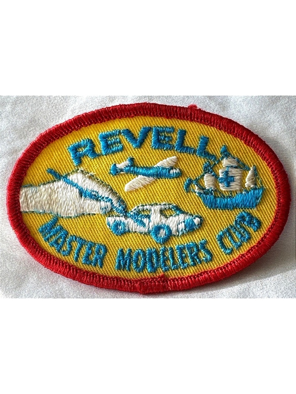 vintage 1960s embroidered Revell Master Modelers Club jacket patch NEW